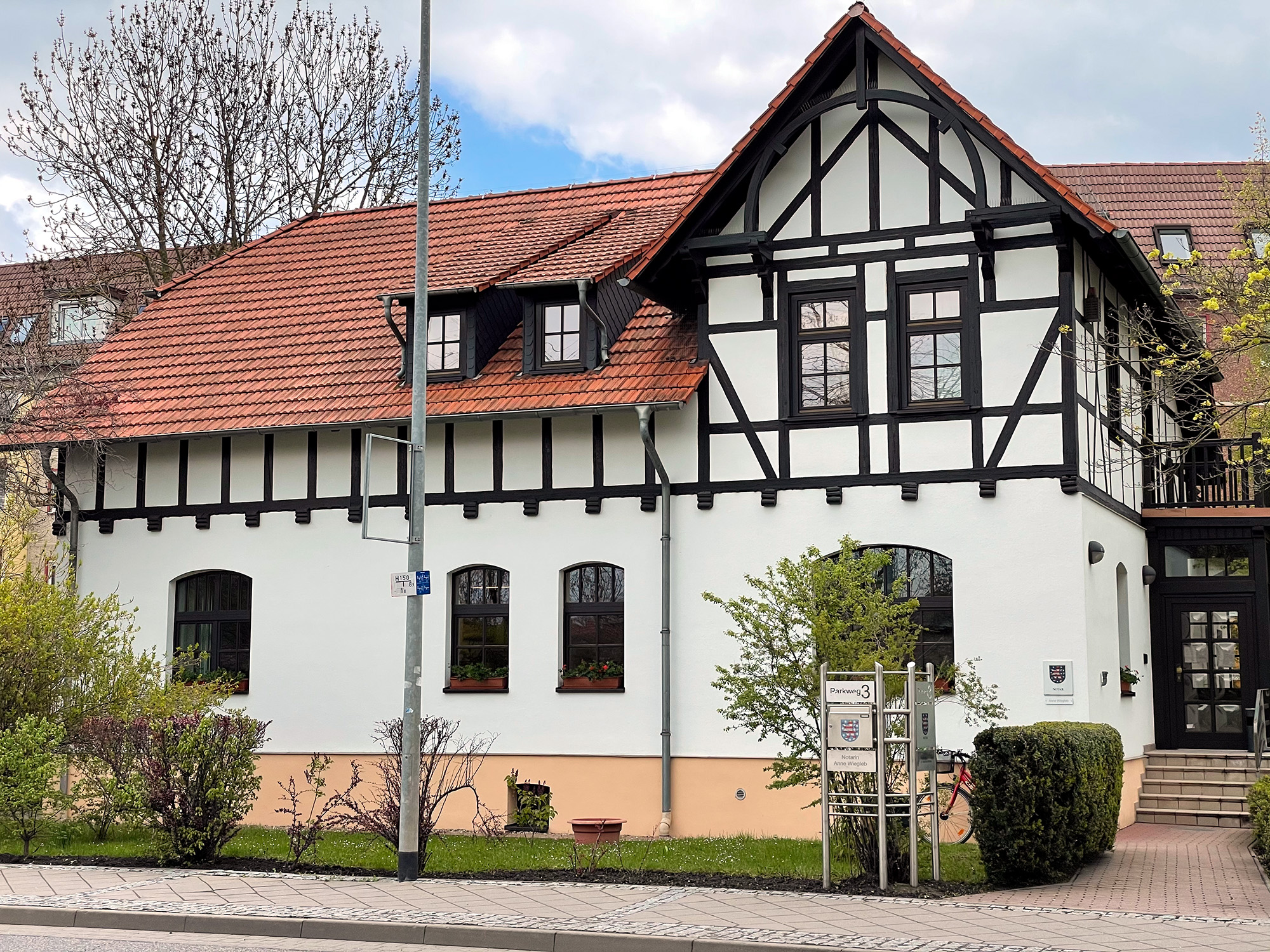 Außensicht des Notariats Anne Wiegleb